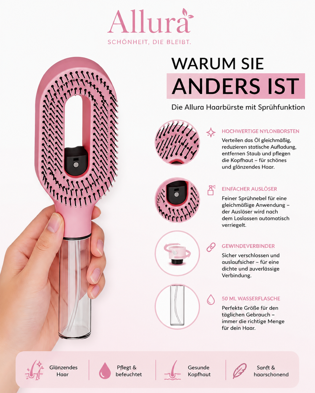 Allura SleekMist Brush